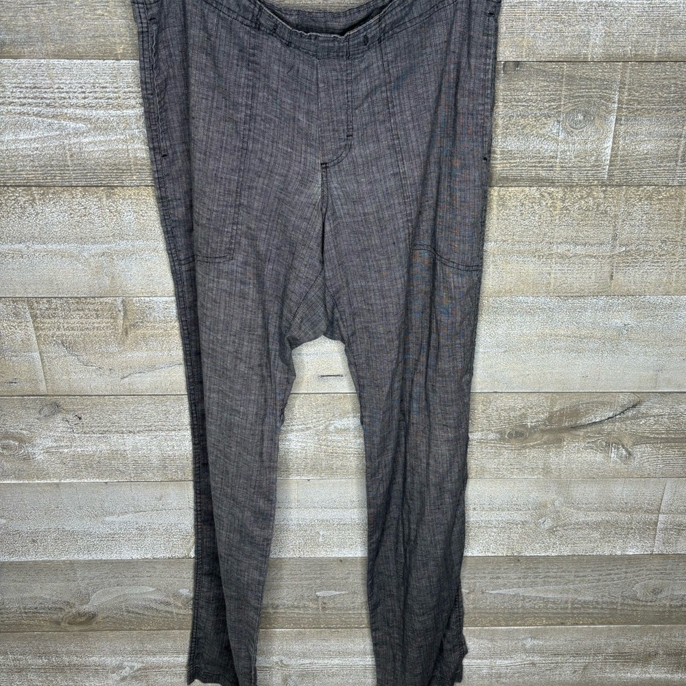 Prana grey loose lounge work from home pants small